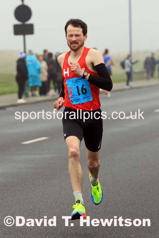 Senior mens 12 Stage 2023 Northern Mens 12 stage and Womens 6 Stage Relays and Young Athletes, Redcar. Photo: David T. Hewitson/Sports for All Pics